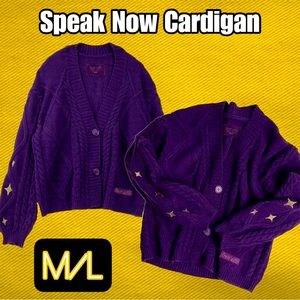 Speak Now Taylor Swift Cardigan New Ships Free Medium/Large